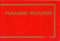 Owners Handbook Range Rover 1981-82