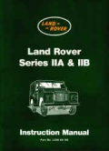 Instruction Manual for Land Rover Series IIA & IIB 