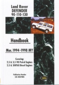 Owners Handbook 1994 to 1998